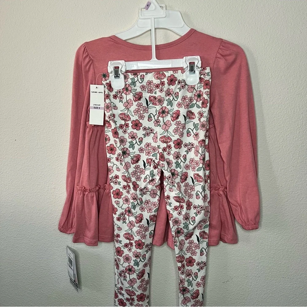 Kids Headquarters Girls' 2 Pieces Leggings Set - Picture 3 of 5